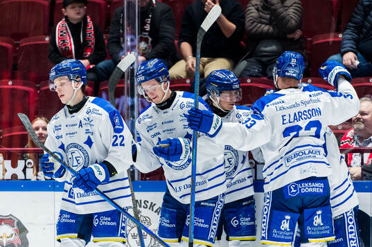 Leksands Anton Johansson jublar