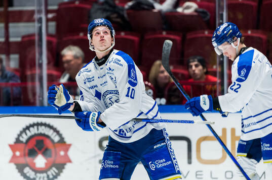 Leksands Anton Johansson jublar