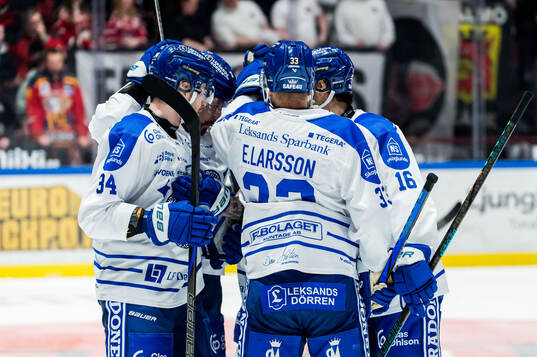 Leksands Peter Cehlarik jublar