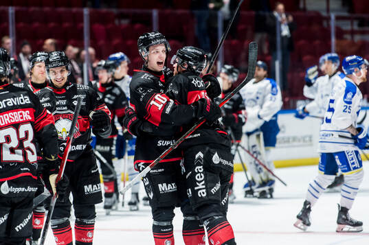 Malmö Redhawks Matias Lassen och William von Barnekow