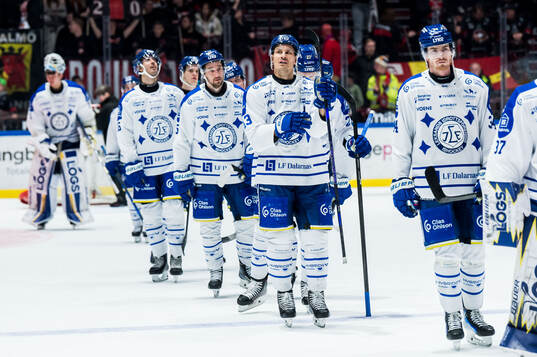 Leksands spelare deppar
