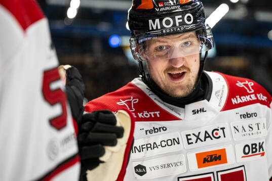 Örebros Patrik Karlkvist jublar