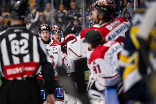 Örebros Kalle Kossila jublar