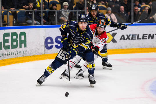 HV71s Radan Lenc och Örebros Linus Arnesson