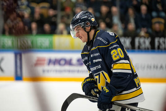 HV71s Andre Petersson jublar