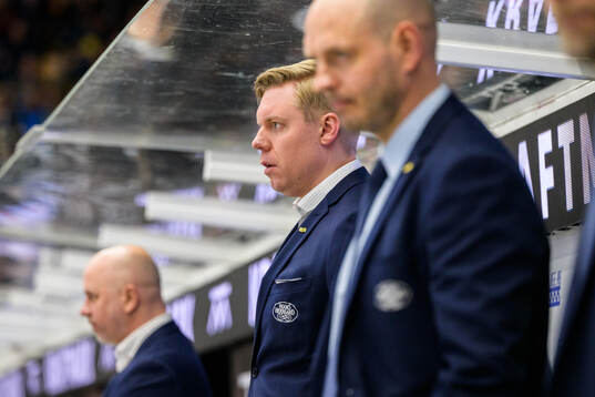 HV71s tränare Anton Blomqvist