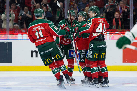 Frölundas Filip Hasa jublar