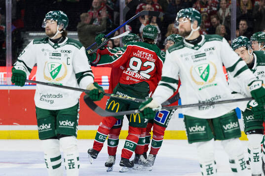 Frölundas Filip Cederqvist jublar