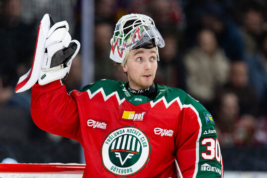 Frölundas målvakt Tobias Normann