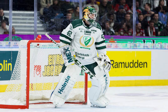Färjestads målvakt Anders Lindbäck
