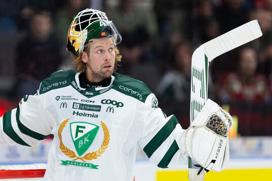 Färjestads målvakt Anders Lindbäck