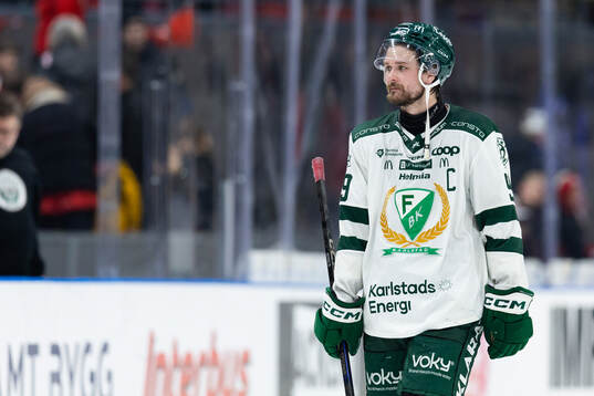 Färjestads Linus Johansson deppar