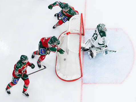 Frölundas Filip Cederqvist jublar