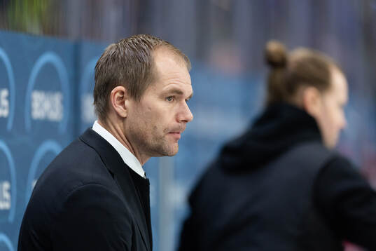 Färjestads tränare Thomas Mitell