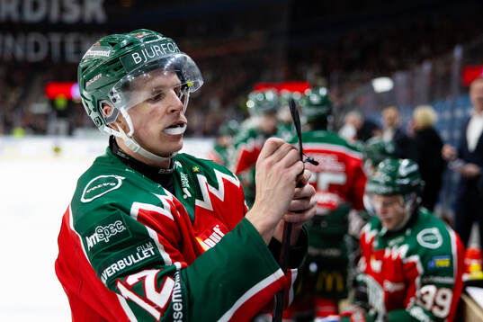 Frölundas Max Friberg lindar sin klubba