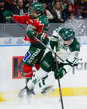 Frölundas Max Westergård och Färjestads Adam Ollas
