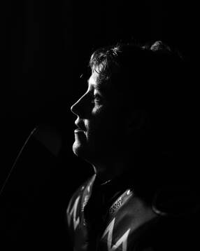 Frölundas Filip Hasa i spelartunneln