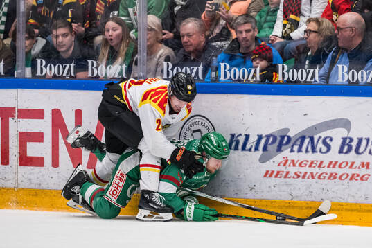 Brynäs Johannes Kinnvall och Rögles Jesper Pettersson