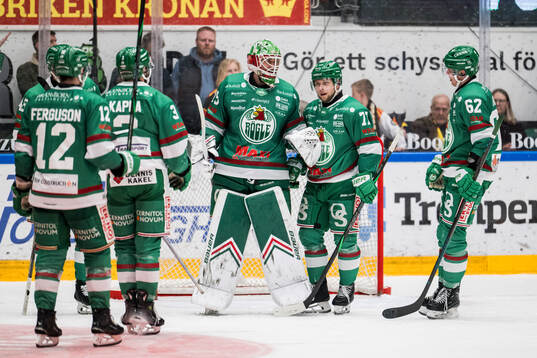 Rögles Arvid Holm och Jesper Pettersson jublar