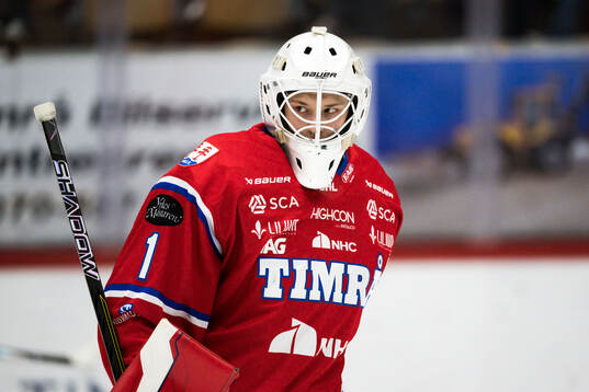 Timrås målvakt Max Larsson