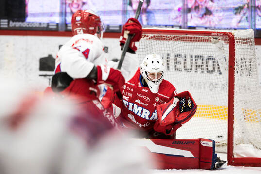 Timrås målvakt Max Larsson