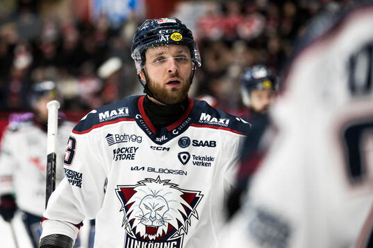 Linköpings Robin Kovacs jublar