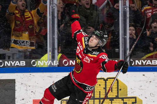 Luleås David Lilja jublar