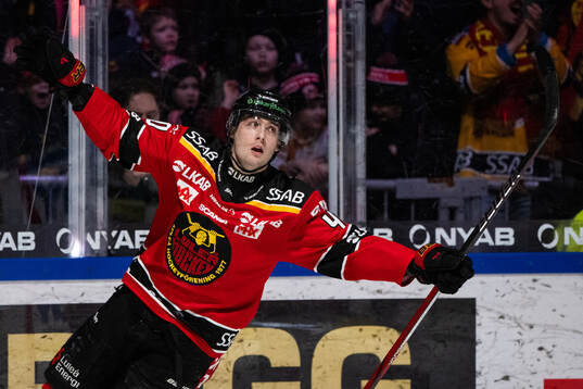 Luleås David Lilja jublar