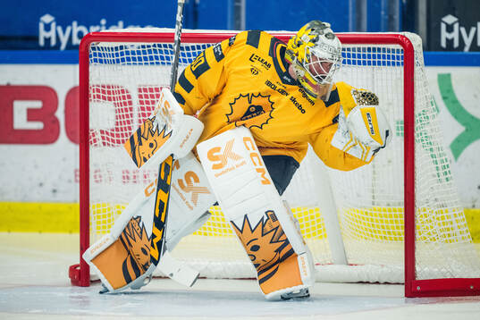 Skellefteås målvakt Gustaf Lindvall