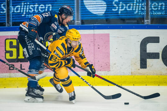 Växjös Otto Koivula och Skellefteås Oscar Lindberg