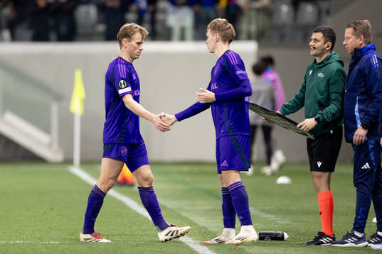 Rasmus Schuller and Santeri Haarala of Djurgården