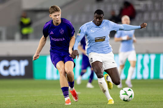 Patric Åslund of Djurgården and Ken Sema of Pafos