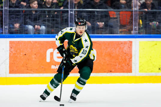 Under ishockeymatchen i Hockeyallsvenskan mellan Östersund