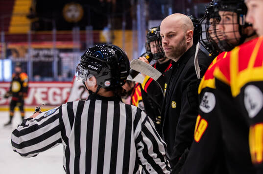 Brynäs tränare Filip Eriksson