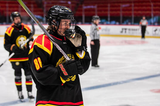 Brynäs Sanni Vanhanen deppar