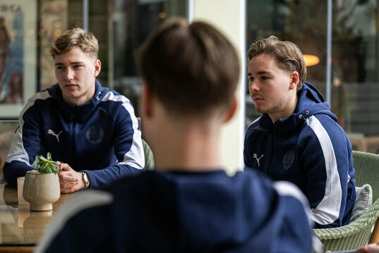 Helsingborgs Benjamin Örn och Simon Bengtsson