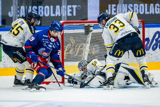 Södertäljes Sebastian Dyk och Oskarshamns Georg Weigelt