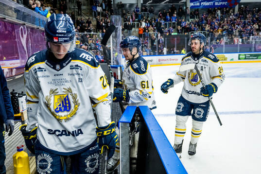 Södertäljes Adam Hesselvall, Miikka Pitkänen och Jacob