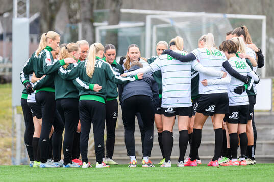 Hammarbys spelare samlas