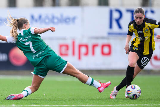 Alingsås Isabella Svanström och Hammarbys Smilla Vallotto