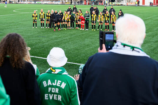 Hammarbys spelare jublar