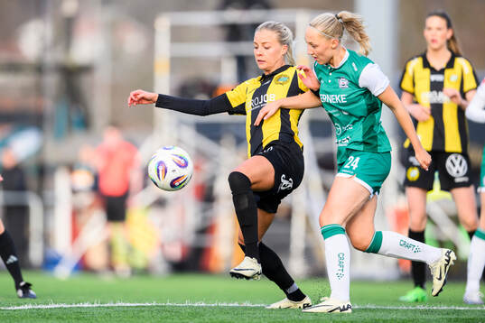 Hammarbys Lotta Ökvist  och Alingsås Saga Fredgren