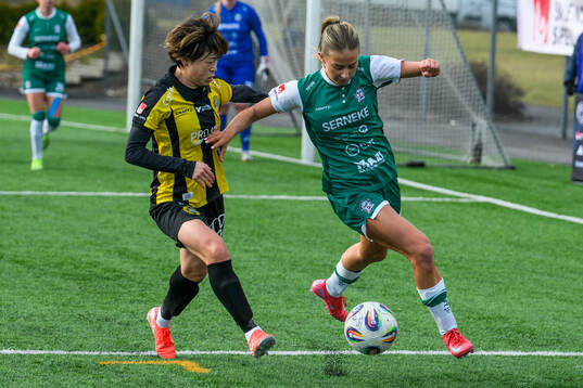 Hammarbys Asato Miyagawa och Alingsås Isabella Svanström