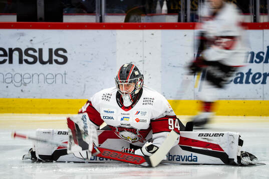 Malmö Redhawks målvakt Marek Langhamer
