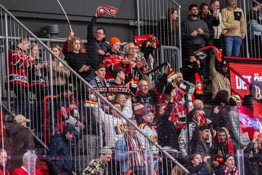 Malmö Redhawks fansen jublar
