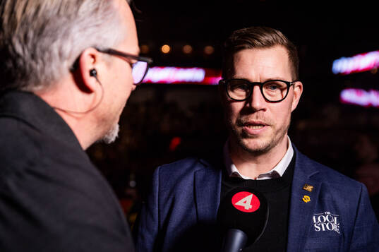 Skellefteås assisterande tränare Andreas Falk