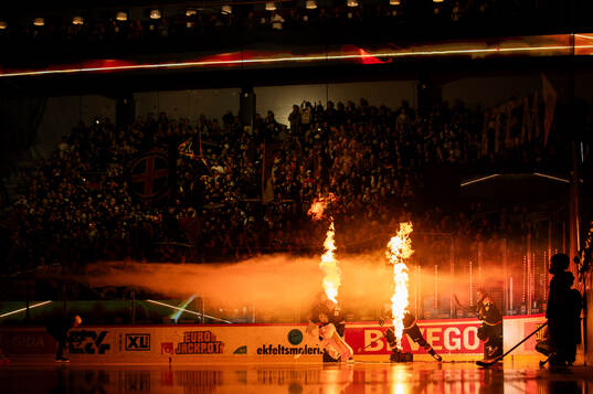 Brynäs målvakt Ludvig Persson gör entré