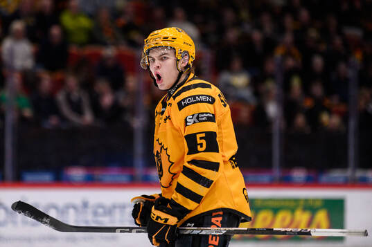 Skellefteås Axel Sandin Pellikka jublar