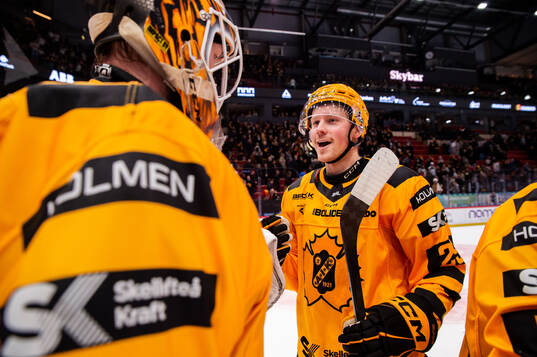 Skellefteås Ludvig Warg jublar