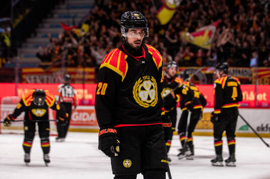 Brynäs Tyler Vesel deppar